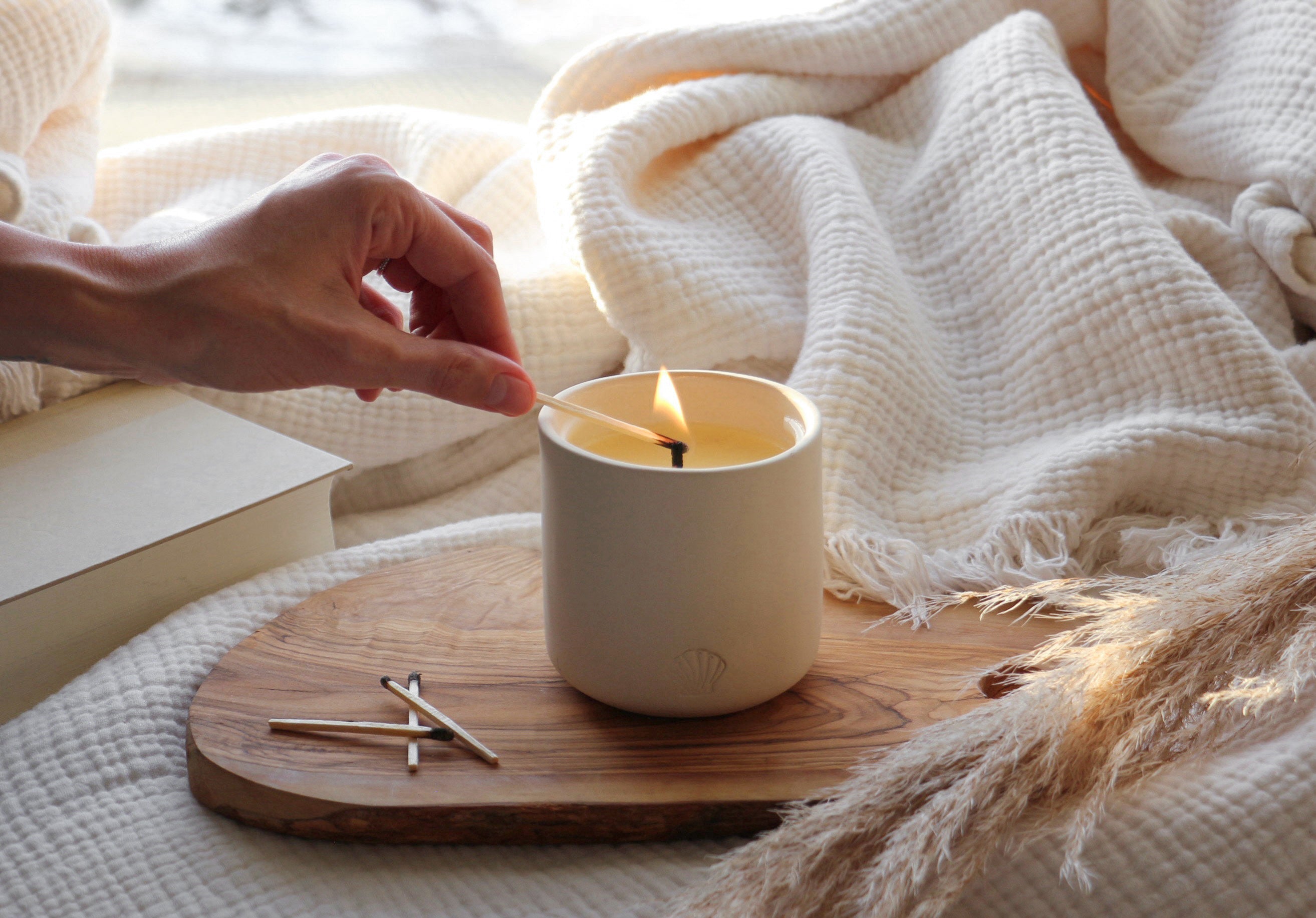 Ceramic Candle - Wildflower