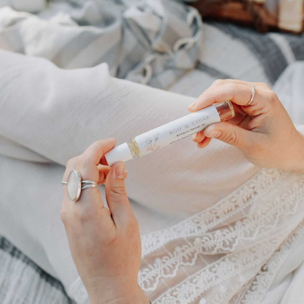 Cedar Rose Natural Perfume